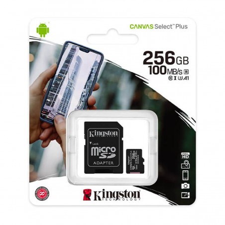Tarjeta de Memoria Kingston MicroSD 256 GB