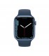 Apple Watch Series 7 GPS + Cellular 45mm Aluminio Azul y correa deportiva Azul MKJT3TY/A