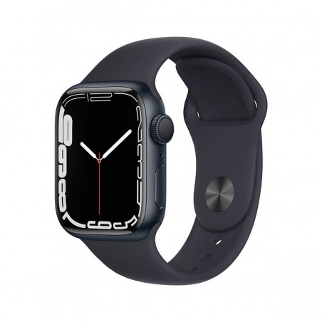 Apple Watch Series 7 GPS 45mm Aluminio Negro medianoche con correa deportiva Negro medianoche MKN53TY/A