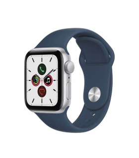 Apple Watch SE 2021 GPS 40mm Aluminio Plata y correa deportiva Azul Abismo