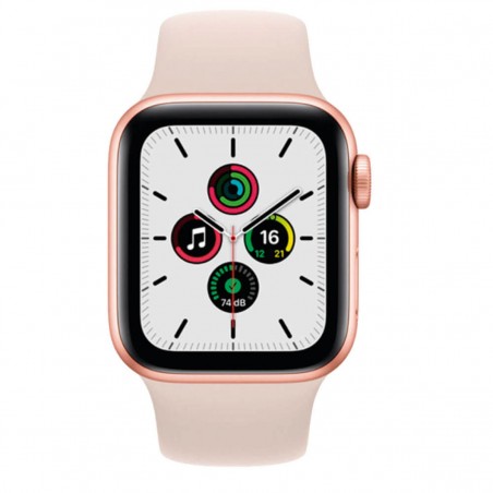 Apple Watch SE 2021 GPS 40mm Aluminio Oro y correa deportiva Blanco estrella MKQ03TY/A