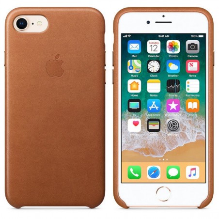 Funda Leather Case marrón para iPhone 8 / 7