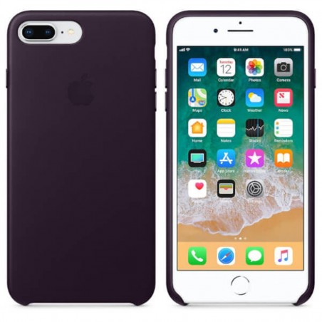 Funda Leather Case morada para iPhone 8 Plus / 7 Plus