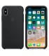 Funda de silicona negra para iPhone X