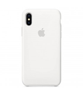 Funda de silicona blanca para iPhone X