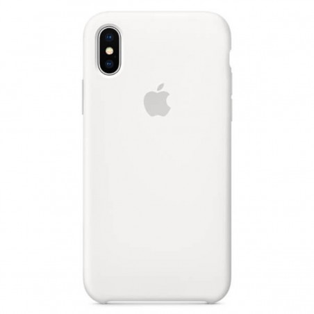 Funda de silicona blanca para iPhone X