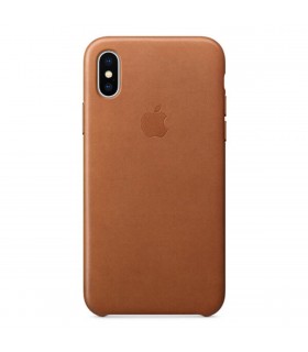 Funda Leather Case marrón para iPhone X