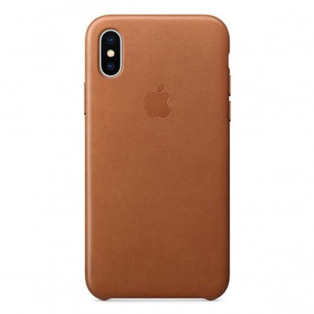 Funda Leather Case marrón para iPhone X