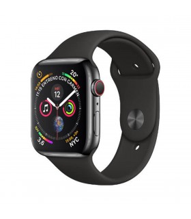 Apple Watch Series 4 GPS+Cellular 44 mm Gris con correa sport negra MTVU2TY/A