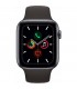 Apple Watch Series 5 GPS + Celular, Caja 44mm Aluminio Gris espacial y correa deportiva negra MWWE2TY/A