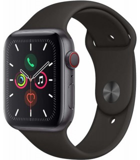 Apple Watch Series 5 GPS + Celular, Caja 40mm Aluminio Gris espacial y correa deportiva negra MWX32TY/A