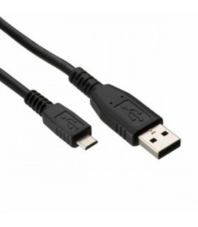 Cable de datos USB/microUSB negro