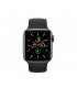 Apple Watch SE (GPS) 40mm Aluminio Gris Espacial y correa deportiva Negra