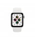 Apple Watch SE (GPS), 44 mm Aluminio Plata y correa deportiva Blanca