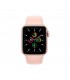 Apple Watch SE (GPS), 44mm Aluminio Oro y correa deportiva Rosa Arena