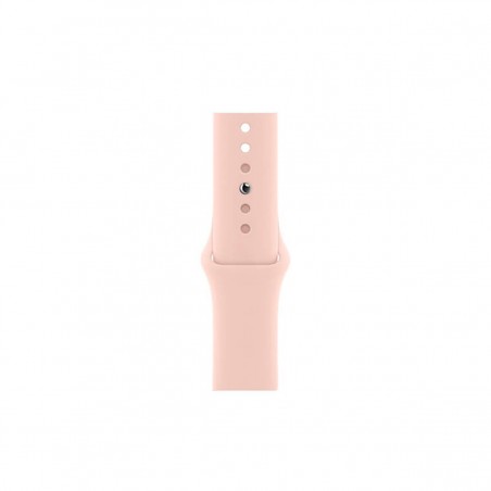 Apple Watch SE (GPS), 44mm Aluminio Oro y correa deportiva Rosa Arena