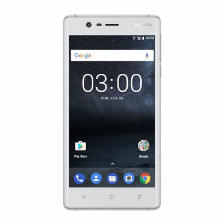 Nokia 3 Blanco Plata Dual SIM