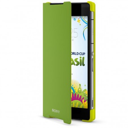 Sony SCR10 Verde - Funda de tipo libro original para Xperia Z2
