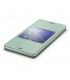 Funda verde con ventana para Sony Xperia Z3