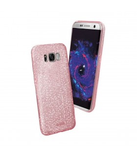 Funda trasera Samsung Galaxy S8 silicona Glitter TESPARKYSAS8P pink