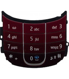 Teclado numerico Nokia 3600 Slide Wine