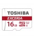Tarjeta de memoria Toshiba MicroSDHC 16GB Clase 10