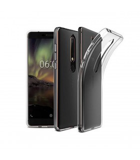 Funda Silicona transparente Tactical TPU para Nokia 6.1