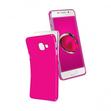 Funda Trasera silicona SBS Cool para Samsung Galaxy A3 2017 Fuchsia TECOOLSAA317P