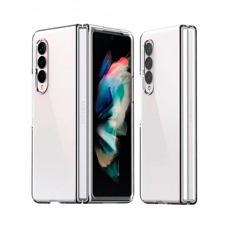 Funda silicona rígida Samsung Z Fold3 5G Transparente