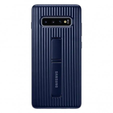Funda Samsung Protective Standing Cover Negro Azulado para Galaxy S10 Plus EF-RG975CBEGWW