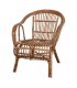SILLÓN LOUNGE DE RATTÁN NATURAL CENTURIO