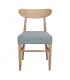 SILLA DE MADERA TAPIZADA SABINA