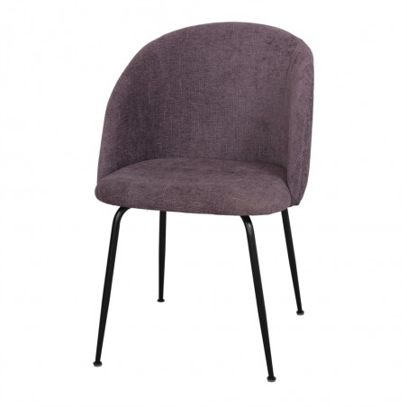 SILLA TAPIZADA BLAPIN PÚRPURA