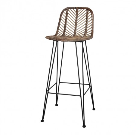 TABURETE ALTO DE RATTAN JASON