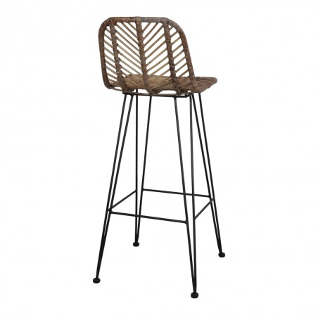 TABURETE ALTO DE RATTAN JASON