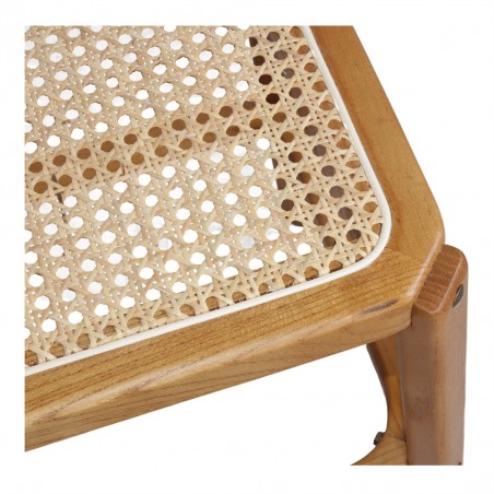 TABURETE BAJO DE MADERA HERITAGE