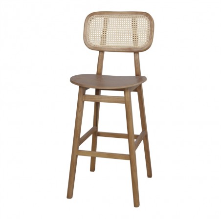 TABURETE ALTO DE MADERA BRISBANE