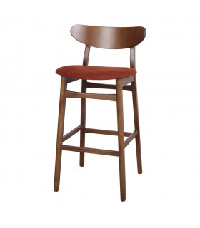 TABURETE ALTO DE MADERA HOLLAND