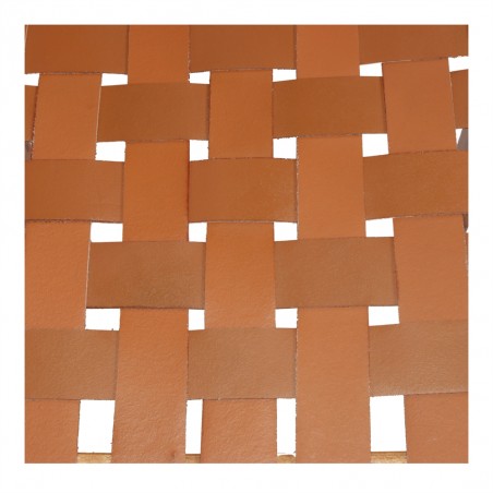 TABURETE ALTO DE MADERA Y PIEL GOTZO