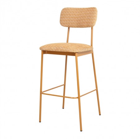 TABURETE ALTO TAPIZADO BILOXI PRASLIN
