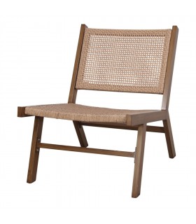 SILLÓN DE METAL Y RATTÁN SINTÉTICO TALISSA