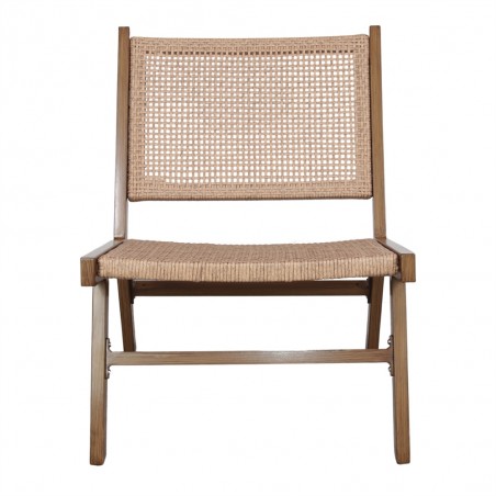 SILLÓN DE METAL Y RATTÁN SINTÉTICO TALISSA