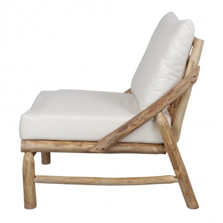 SILLÓN DE MADERA CON COJINES THAOLY