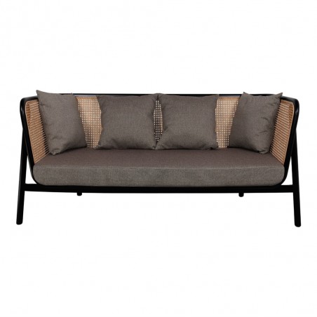 SOFÁ DE MADERA Y REJILLA MONSUL