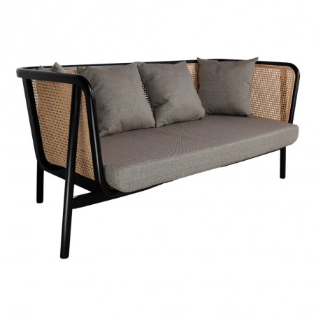 SOFÁ DE MADERA Y REJILLA MONSUL