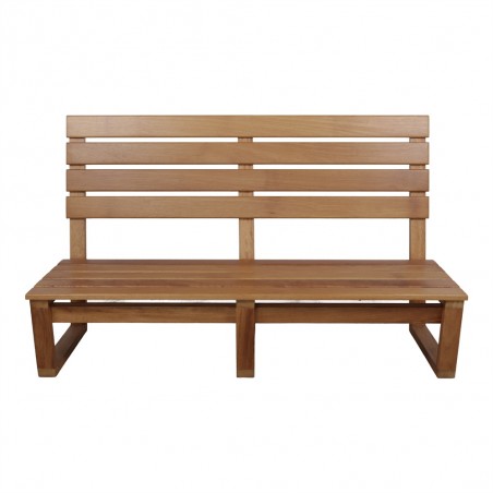 BANCO DE MADERA CON COJINES WISCONSIN