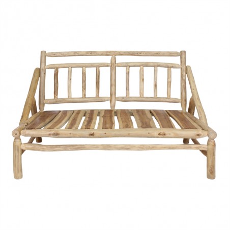 BANCO DE MADERA CON COJINES THAOLY