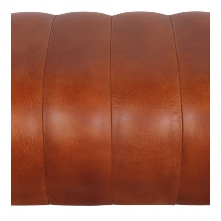 BANCO DE MADERA Y PIEL BRETAIN