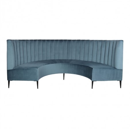 BANCO CURVO TAPIZADO MELVIS