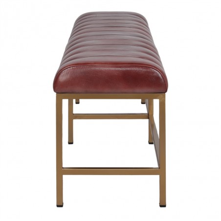 BANCO DE METAL Y PIEL ASONDY